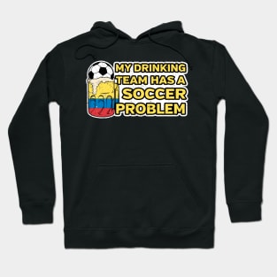 Colombia Soccer Drinking Team Hoodie